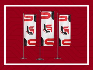 Flying Banner Custom Berkualitas – Promosi Outdoor Tahan Angin dan Menarik